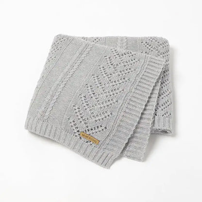 SoftWeave Hollow Cotton Baby Blanket