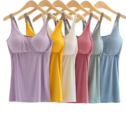 FlexiCross Breastfeeding Vest with Built-In Bra