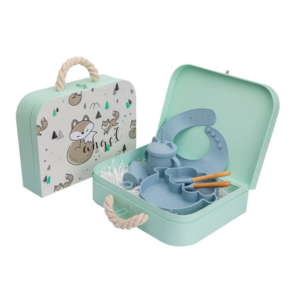 NurtureEase 6-Piece Premium Silicone Feeding Set